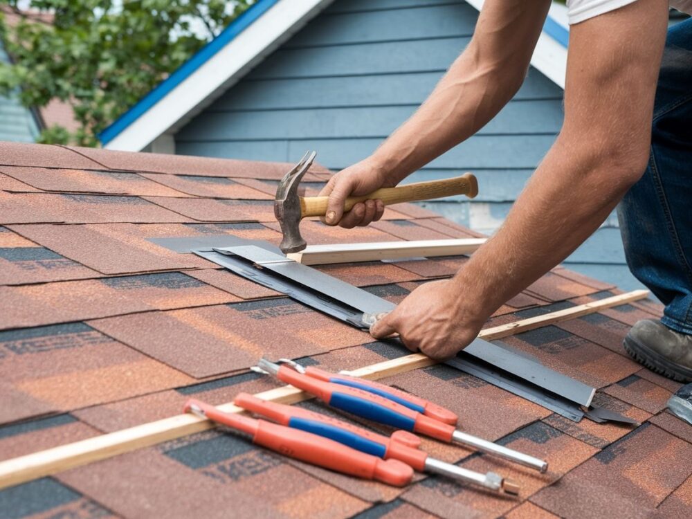 Instalacja elementów obróbki dachowej